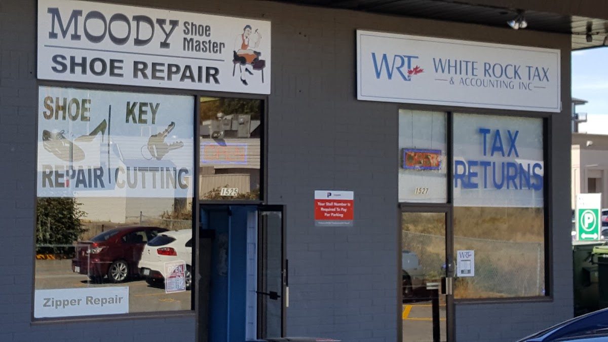 Repaired boots and shoes at Moody Shoe Master in White Rock